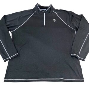 White Water New Harbor Performance 1/4 Zip Men's XL Long Sleeve Gray Pullover